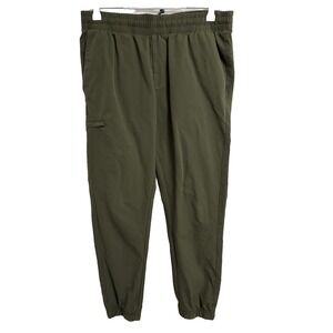 Tahari Men's M Green Joggers Athleisure Travel Resort Active Gym Workout Staple